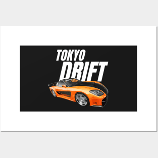 Tokyo Drift RX7 { Fast and furious } Posters and Art